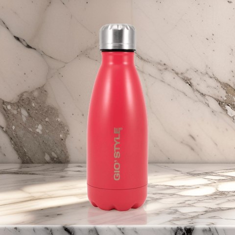 Butelka termiczna Kamai Gio Style, stal nierdzewna, czerwona, pojemność 0,35L Butelka termiczna Kamai Gio Style, stal nierdzewna, czerwona, pojemność 0,35L