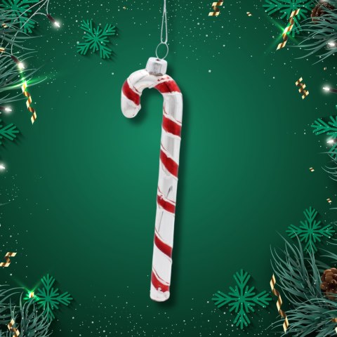 Eleganckie Ozdoby Świąteczne "Laseczka Cukrowa" z Szkła od Kamai Christmas Decoration® Eleganckie Ozdoby Świąteczne "Laseczka Cukrowa" z Szkła od Kamai Christmas Decoration®