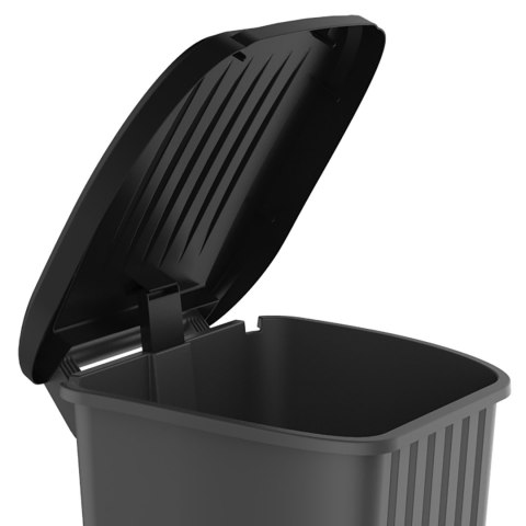 Kosz z pedałem 100L czarny Kosz z pedałem 100L czarny