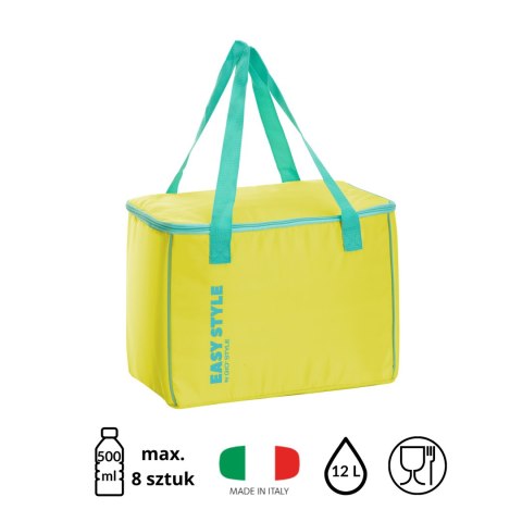 Torba termiczna Kamai Gio Style, zielona, pojemność 12L Torba termiczna Kamai Gio Style, zielona, pojemność 12L