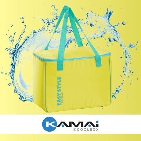 Torba termiczna Kamai Gio Style, zielona, pojemność 12L Torba termiczna Kamai Gio Style, zielona, pojemność 12L