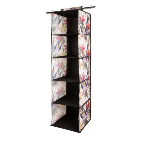 FLORAL w kwiaty wiszący organizer do szafy 5 przegród 30x30x120m FLORAL w kwiaty wiszący organizer do szafy 5 przegród 30x30x120m
