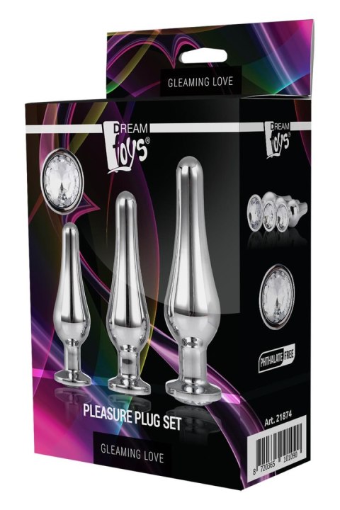 GLEAMING LOVE PLEASURE SET SILVER GLEAMING LOVE PLEASURE SET SILVER