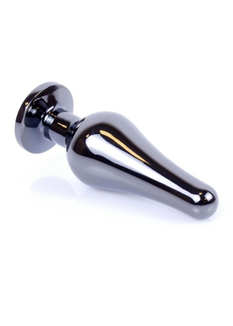 Długi stalowy korek plug analny z kryształem 2,7cm Długi stalowy korek plug analny z kryształem 2,7cm