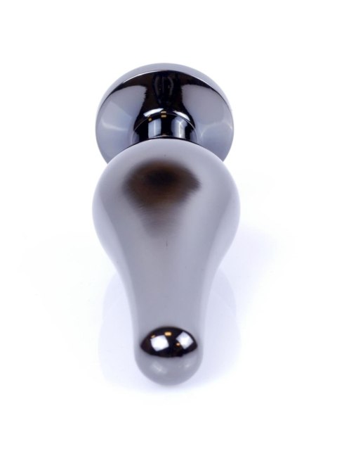 Długi stalowy korek plug analny z kryształem 2,7cm Długi stalowy korek plug analny z kryształem 2,7cm