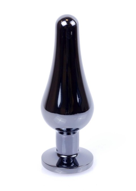 Długi stalowy korek plug analny z kryształem 2,7cm Długi stalowy korek plug analny z kryształem 2,7cm
