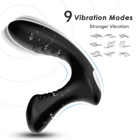 Masażer stymulator prostaty korek analny 15cm 9try Masażer stymulator prostaty korek analny 15cm 9try