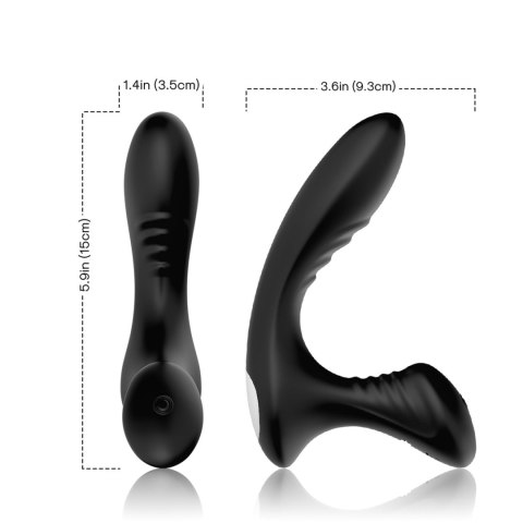 Masażer stymulator prostaty korek analny 15cm 9try Masażer stymulator prostaty korek analny 15cm 9try
