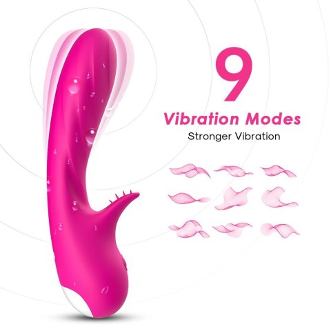Wibrator punktu g masażer łechtaczki 18 cm 9 tryb Wibrator punktu g masażer łechtaczki 18 cm 9 tryb