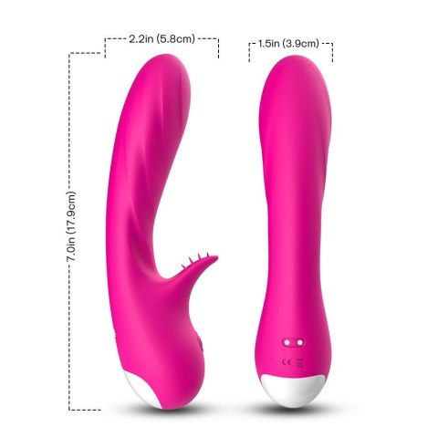 Wibrator punktu g masażer łechtaczki 18 cm 9 tryb Wibrator punktu g masażer łechtaczki 18 cm 9 tryb