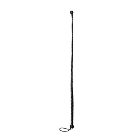 PU Leather Whip with Knot Detail PU Leather Whip with Knot Detail