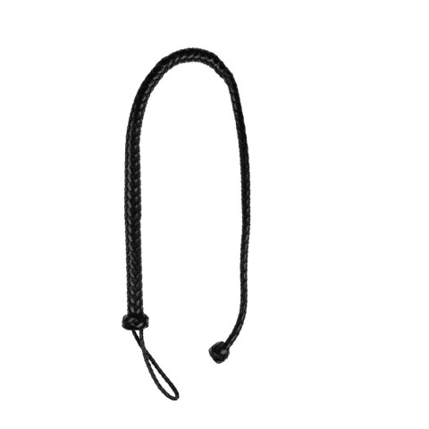 PU Leather Whip with Knot Detail PU Leather Whip with Knot Detail