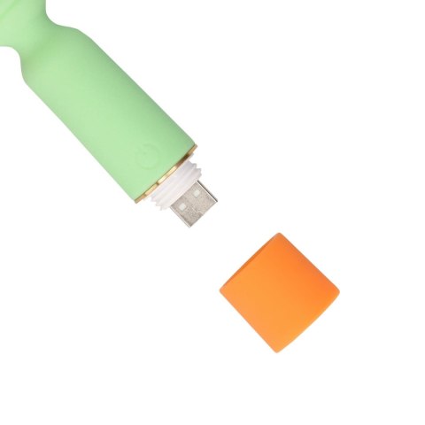 Ribbed Mini Vibrator with USB Charger Ribbed Mini Vibrator with USB Charger