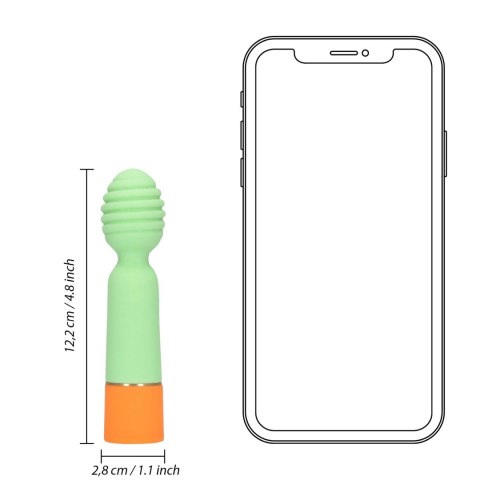 Ribbed Mini Vibrator with USB Charger Ribbed Mini Vibrator with USB Charger