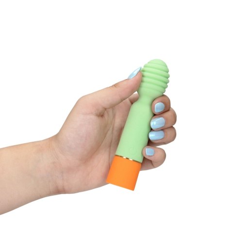 Ribbed Mini Vibrator with USB Charger Ribbed Mini Vibrator with USB Charger