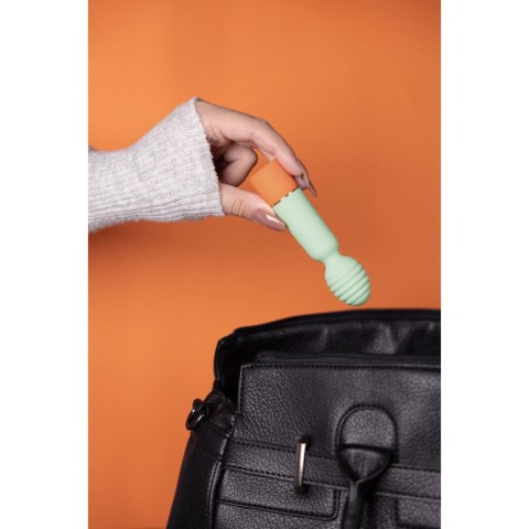 Ribbed Mini Vibrator with USB Charger Ribbed Mini Vibrator with USB Charger