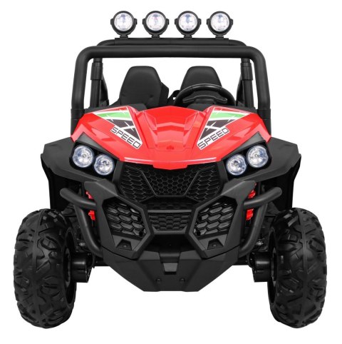 Terenowe Grand Buggy Lift dla dzieci Czerwony + Napęd 4x4 + Pilot + Bagażnik + Radio MP3 + LED Terenowe Grand Buggy Lift dla dzieci Czerwony + Napęd 4x4 + Pilot + Bagażnik + Radio MP3 + LED