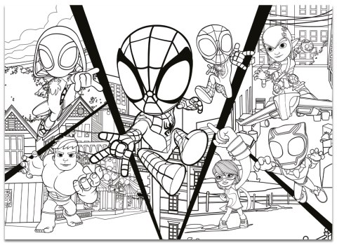 LISCIANI MARVEL PUZZLE DF MAXI FLOOR 4 X 48 SPIDEY LISCIANI MARVEL PUZZLE DF MAXI FLOOR 4 X 48 SPIDEY