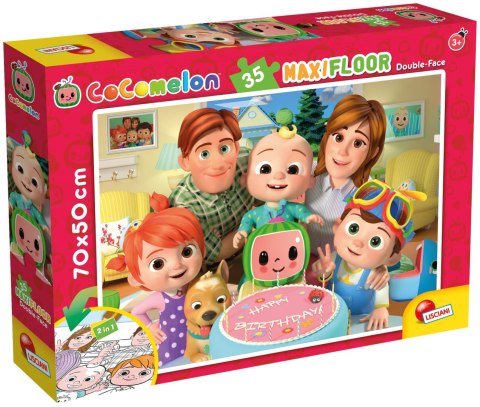 LISCIANI COCOMELON DWUSTRONNE PUZZLE PODŁOGOWE 35 EL.NAJLEPSI PRZYJACIELE LISCIANI COCOMELON DWUSTRONNE PUZZLE PODŁOGOWE 35 EL.NAJLEPSI PRZYJACIELE