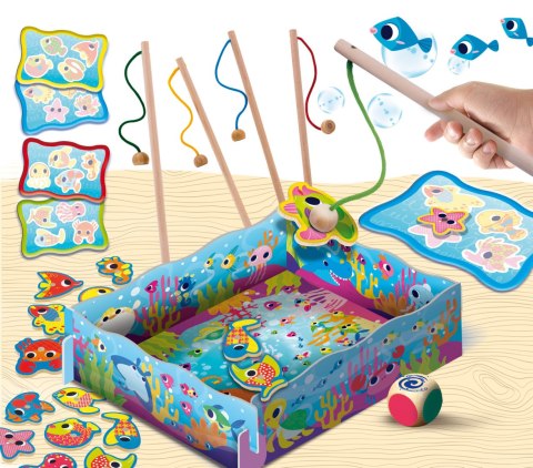LISCIANI MONTESSORI WOOD BABY FISH FUN LISCIANI MONTESSORI WOOD BABY FISH FUN