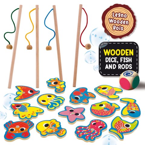LISCIANI MONTESSORI WOOD BABY FISH FUN LISCIANI MONTESSORI WOOD BABY FISH FUN
