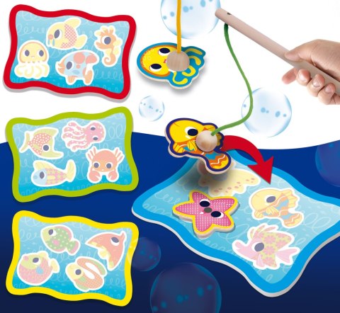 LISCIANI MONTESSORI WOOD BABY FISH FUN LISCIANI MONTESSORI WOOD BABY FISH FUN