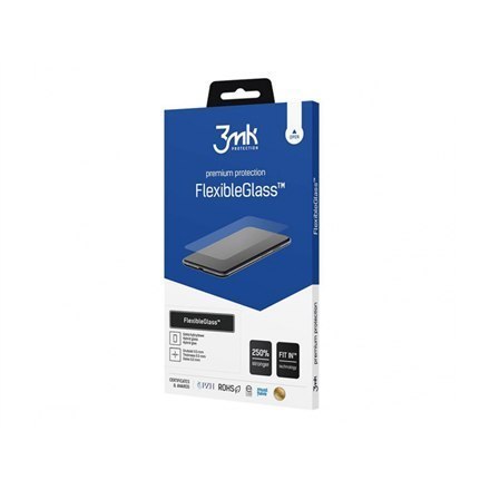 3MK FlexibleGlass Apple, dla iPhone 12/12 Pro, Hybrid Glass, przezroczysty, Clear Screen Protector 3MK FlexibleGlass Apple, dla iPhone 12/12 Pro, Hybrid Glass, przezroczysty, Clear Screen Protector