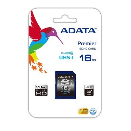 ADATA Premier 16 GB Karta Pamięci SDHC Klasy 10 ADATA Premier 16 GB Karta Pamięci SDHC Klasy 10