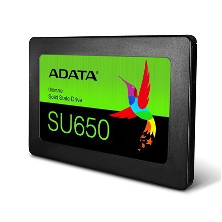 ADATA Ultimate SU650 120 GB, interfejs SSD SATA, prędkość zapisu 320 MB/s, prędkość odczytu 520 MB/s ADATA Ultimate SU650 120 GB, interfejs SSD SATA, prędkość zapisu 320 MB/s, prędkość odczytu 520 MB/s