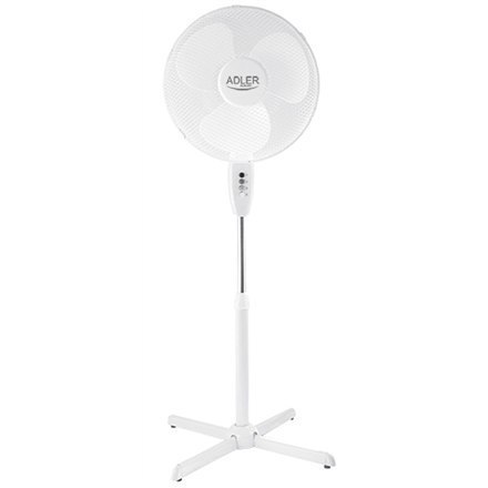 Adler | AD 7305 | Stand Fan | White | Diameter 40 cm | Number of speeds 3 | Oscillation | 45 W | No Adler | AD 7305 | Stand Fan | White | Diameter 40 cm | Number of speeds 3 | Oscillation | 45 W | No