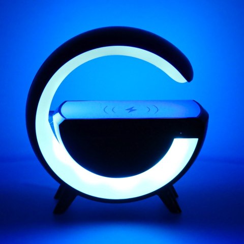 Lampka LED RGB ładowarka indukcyjna radio Lampka LED RGB ładowarka indukcyjna radio