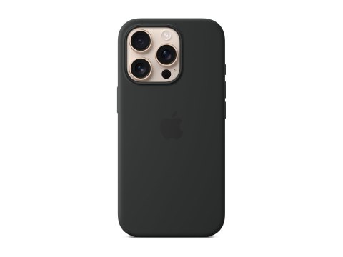 Apple Case with MagSafe | Apple | iPhone 16 Pro | Silicone | Black Apple Case with MagSafe | Apple | iPhone 16 Pro | Silicone | Black