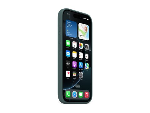 Apple Case with MagSafe | Apple | iPhone 16 Pro | Silicone | Lake Green Apple Case with MagSafe | Apple | iPhone 16 Pro | Silicone | Lake Green