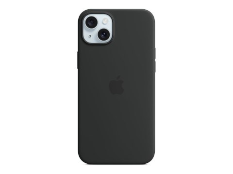 Apple | Silicone Case with MagSafe | Case with MagSafe | Apple | iPhone 15 Plus | Silicone | Black Apple | Silicone Case with MagSafe | Case with MagSafe | Apple | iPhone 15 Plus | Silicone | Black