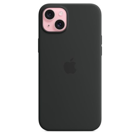 Apple | Silicone Case with MagSafe | Case with MagSafe | Apple | iPhone 15 Plus | Silicone | Black Apple | Silicone Case with MagSafe | Case with MagSafe | Apple | iPhone 15 Plus | Silicone | Black