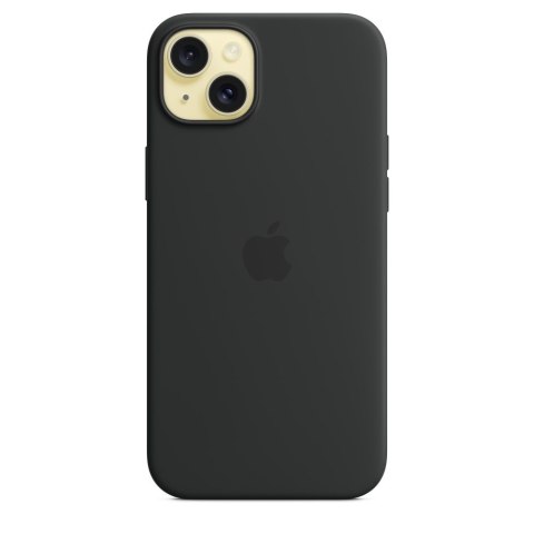 Apple | Silicone Case with MagSafe | Case with MagSafe | Apple | iPhone 15 Plus | Silicone | Black Apple | Silicone Case with MagSafe | Case with MagSafe | Apple | iPhone 15 Plus | Silicone | Black