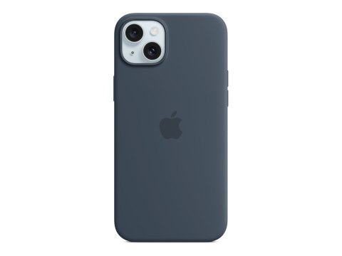 Apple | Silicone Case with MagSafe | Case with MagSafe | Apple | iPhone 15 Plus | Silicone | Storm Blue Apple | Silicone Case with MagSafe | Case with MagSafe | Apple | iPhone 15 Plus | Silicone | Storm Blue