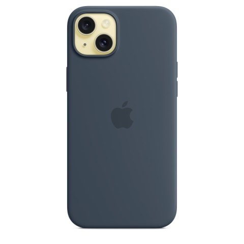 Apple | Silicone Case with MagSafe | Case with MagSafe | Apple | iPhone 15 Plus | Silicone | Storm Blue Apple | Silicone Case with MagSafe | Case with MagSafe | Apple | iPhone 15 Plus | Silicone | Storm Blue