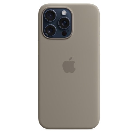 Apple | Silicone Case with MagSafe | Case with MagSafe | Apple | iPhone 15 Pro Max | Silicone | Clay Apple | Silicone Case with MagSafe | Case with MagSafe | Apple | iPhone 15 Pro Max | Silicone | Clay