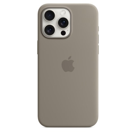 Apple | Silicone Case with MagSafe | Case with MagSafe | Apple | iPhone 15 Pro Max | Silicone | Clay Apple | Silicone Case with MagSafe | Case with MagSafe | Apple | iPhone 15 Pro Max | Silicone | Clay