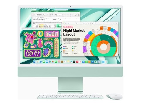 Apple iMac 24" 4.5K Retina, Apple M3 8C CPU, 10C GPU/8GB/256GB SSD/Green/RUS | Apple Apple iMac 24" 4.5K Retina, Apple M3 8C CPU, 10C GPU/8GB/256GB SSD/Green/RUS | Apple