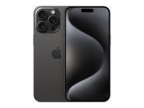 Apple | iPhone 15 Pro Max | Czarny tytan | 6,7 " | Super Retina XDR | 1290 x 2796 pikseli | Apple | A17 Pro | Wewnętrzna pamięć Apple | iPhone 15 Pro Max | Czarny tytan | 6,7 " | Super Retina XDR | 1290 x 2796 pikseli | Apple | A17 Pro | Wewnętrzna pamięć