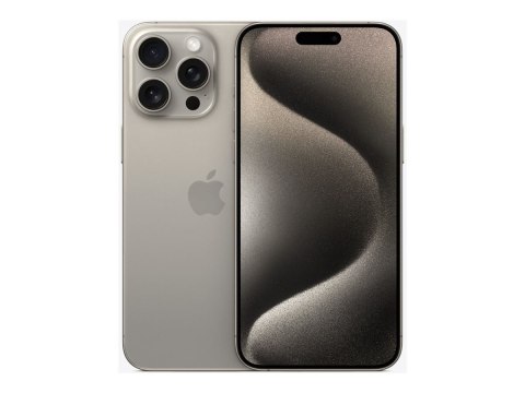 Apple | iPhone 15 Pro Max | Natural Titanium | 6,7 " | Wyświetlacz Super Retina XDR | 2796 x 1290 pikseli | A17 Pro | 256 GB | D Apple | iPhone 15 Pro Max | Natural Titanium | 6,7 " | Wyświetlacz Super Retina XDR | 2796 x 1290 pikseli | A17 Pro | 256 GB | D