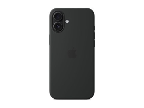 Apple iPhone 16 Plus Silicone Case with MagSafe - Black | Apple Apple iPhone 16 Plus Silicone Case with MagSafe - Black | Apple
