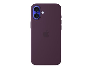 Apple iPhone 16 Plus Silicone Case with MagSafe - Plum | Apple