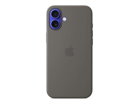 Apple iPhone 16 Plus Silicone Case with MagSafe - Stone Gray | Apple Apple iPhone 16 Plus Silicone Case with MagSafe - Stone Gray | Apple