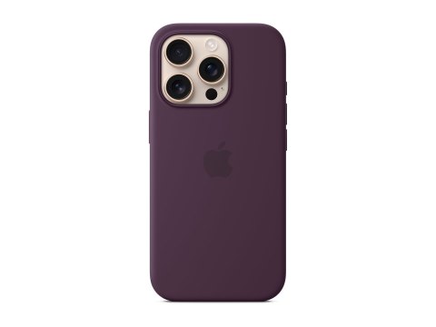 Apple iPhone 16 Pro Silicone Case with MagSafe - Plum | Apple Apple iPhone 16 Pro Silicone Case with MagSafe - Plum | Apple