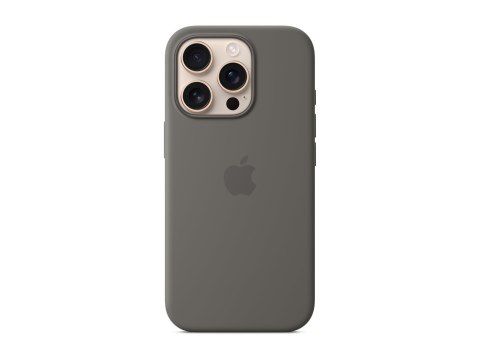 Apple iPhone 16 Pro Silicone Case with MagSafe - Stone Gray | Apple Apple iPhone 16 Pro Silicone Case with MagSafe - Stone Gray | Apple