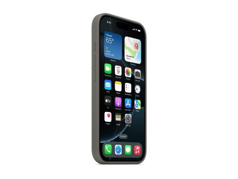 Apple iPhone 16 Pro Silicone Case with MagSafe - Stone Gray | Apple Apple iPhone 16 Pro Silicone Case with MagSafe - Stone Gray | Apple