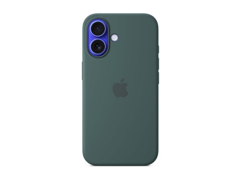 Apple iPhone 16 Silicone Case with MagSafe - Lake Green | Apple Apple iPhone 16 Silicone Case with MagSafe - Lake Green | Apple